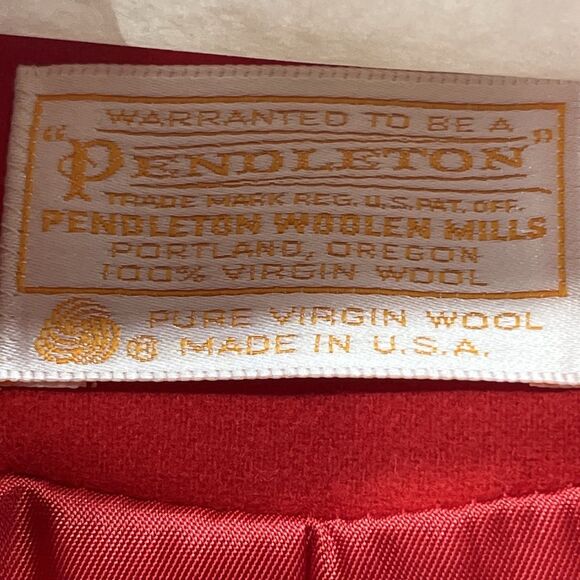 Vintage Pendleton Wool Jacket Women's Size Medium 8-10‎ Suit Coat  Academia USA - Picture 5 of 5